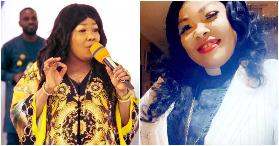 Agradaa at her church Agradaa at her church