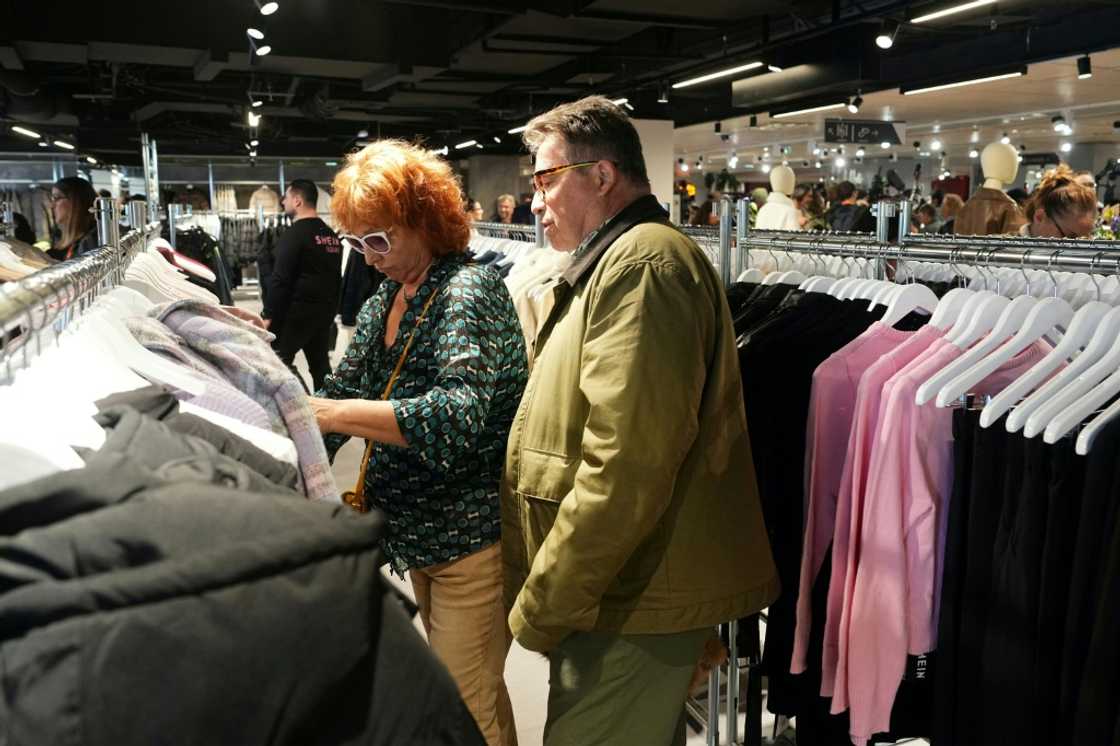 The scandal did not deter hundreds of shoppers from flocking to the first Shein store's opening The scandal did not deter hundreds of shoppers from flocking to the first Shein store's opening