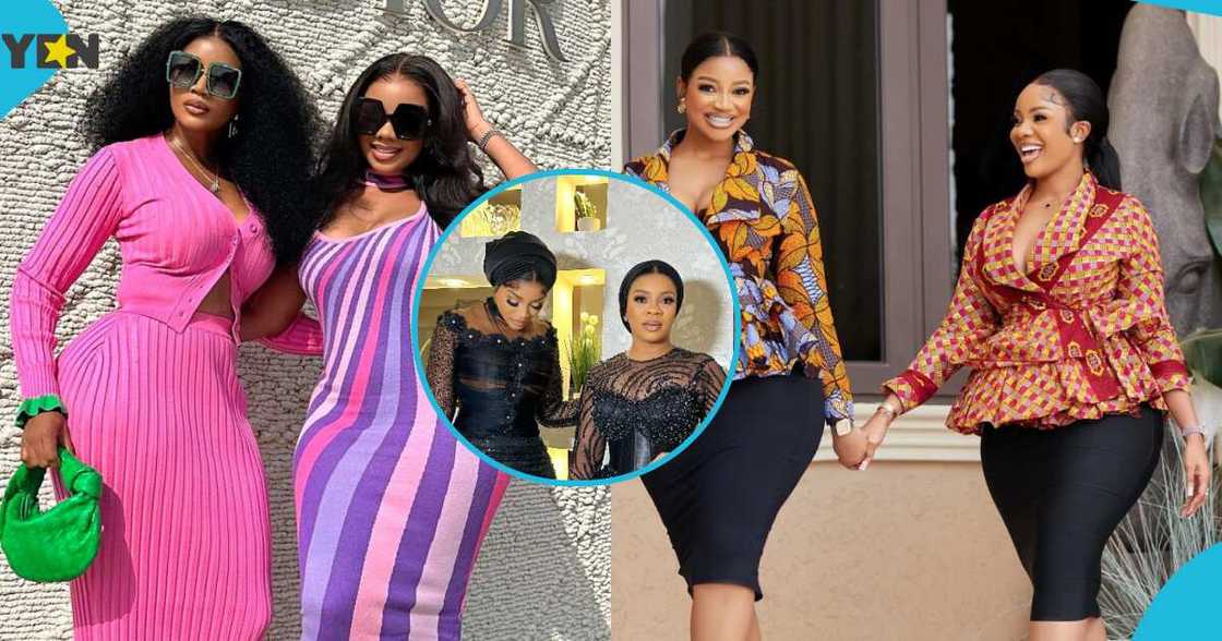 Serwaa Amihere and her sister, Maame Gyamfuaa Serwaa Amihere and her sister, Maame Gyamfuaa