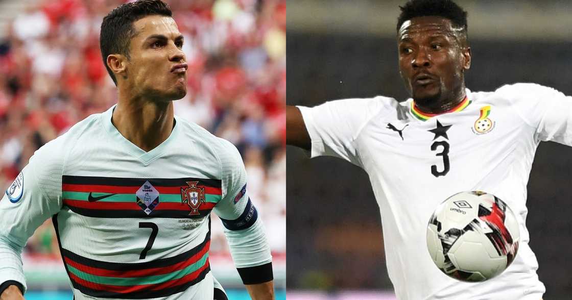 Asamoah Gyan reacts to Cristiano Ronaldo equalling record Asamoah Gyan reacts to Cristiano Ronaldo equalling record