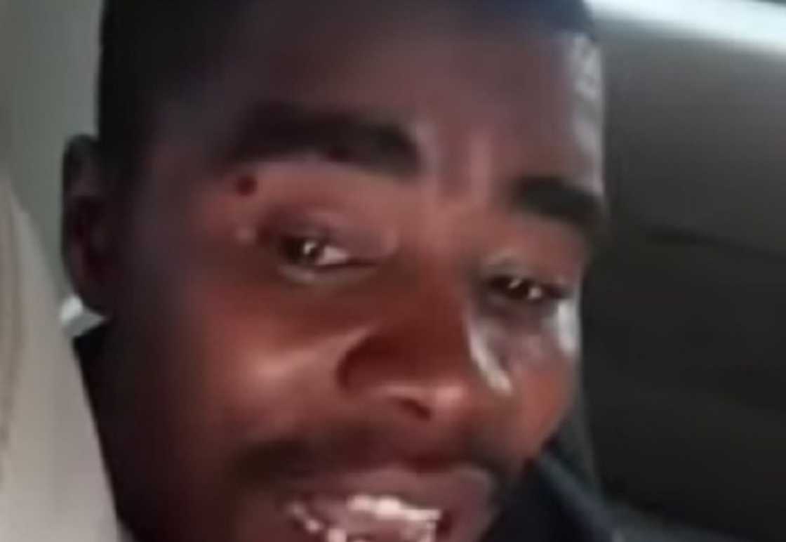 A photo of a man's face A photo of a man's face