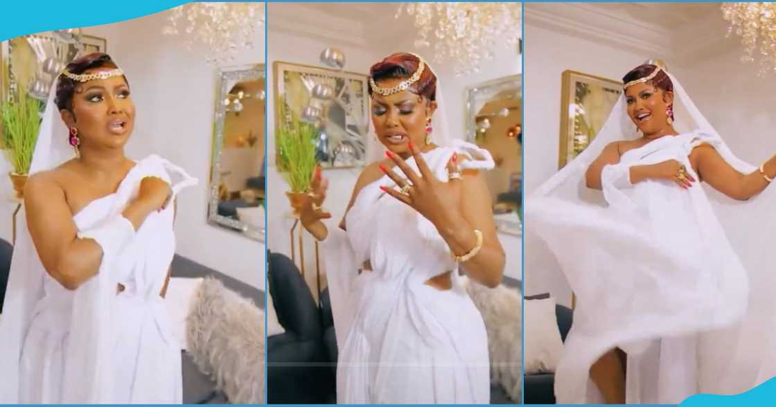 Nana Ama McBrown dancing Nana Ama McBrown dancing