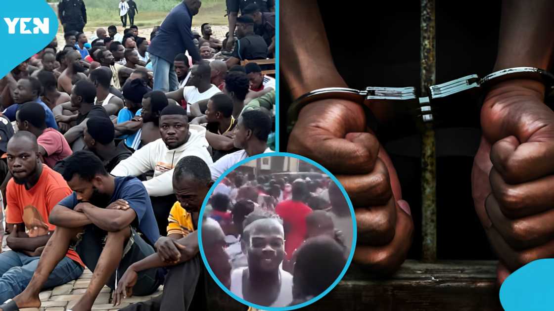 Galamsey, Ghana, Ghana Police Service, Mining, Illegal, Anti-galamsey taskforce, Obuasi Dadwen, Ashanti region