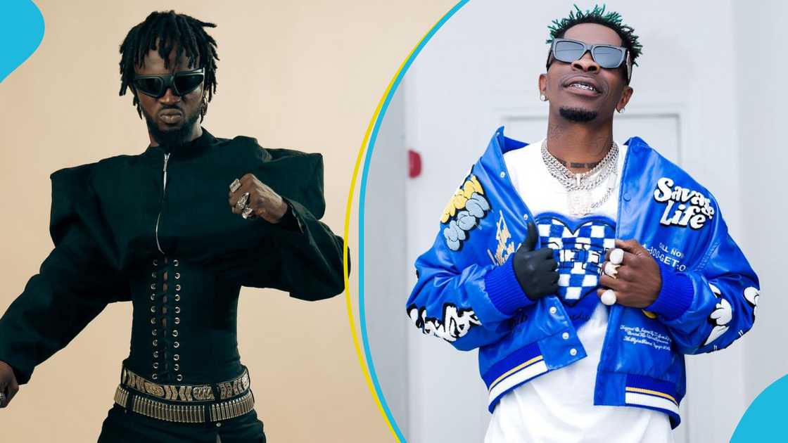Black Sherif, Shatta Wale, feud, Ghanaian, musician, dancehall, rapper, fashion, social media, remarks. Black Sherif, Shatta Wale, feud, Ghanaian, musician, dancehall, rapper, fashion, social media, remarks.