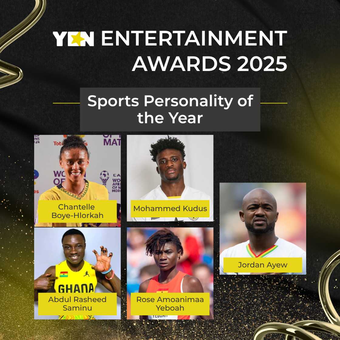 YEN Awards 2025, Ghanaian Footballers and Athletes, Jordan Ayew, Mohammed Kudus, Chantelle Boye-Hlorkah, Rose Amoanimaa Yeboah YEN Awards 2025, Ghanaian Footballers and Athletes, Jordan Ayew, Mohammed Kudus, Chantelle Boye-Hlorkah, Rose Amoanimaa Yeboah