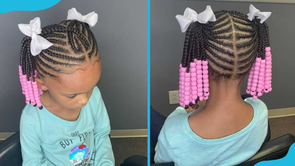 Pigtail braided ponytail Pigtail braided ponytail