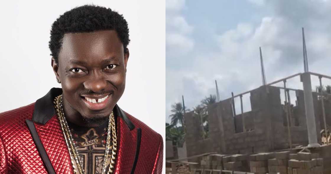 Michael Blackson; Comedian praised after showing the progress of school he is building in Ghana Michael Blackson; Comedian praised after showing the progress of school he is building in Ghana