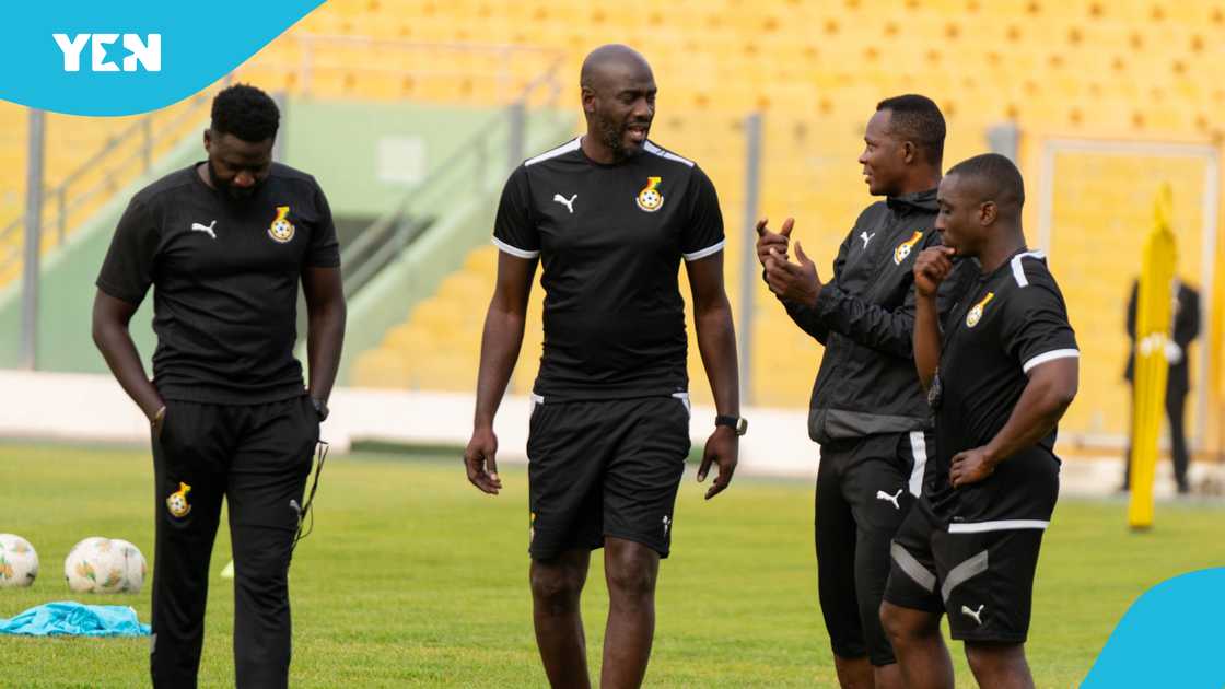 Otto Addo, Black Stars coach, Black Stars training session, Chad vs Mali, Ghana's World Cup qualifiers, Otto Addo includes Partey Otto Addo, Black Stars coach, Black Stars training session, Chad vs Mali, Ghana's World Cup qualifiers, Otto Addo includes Partey