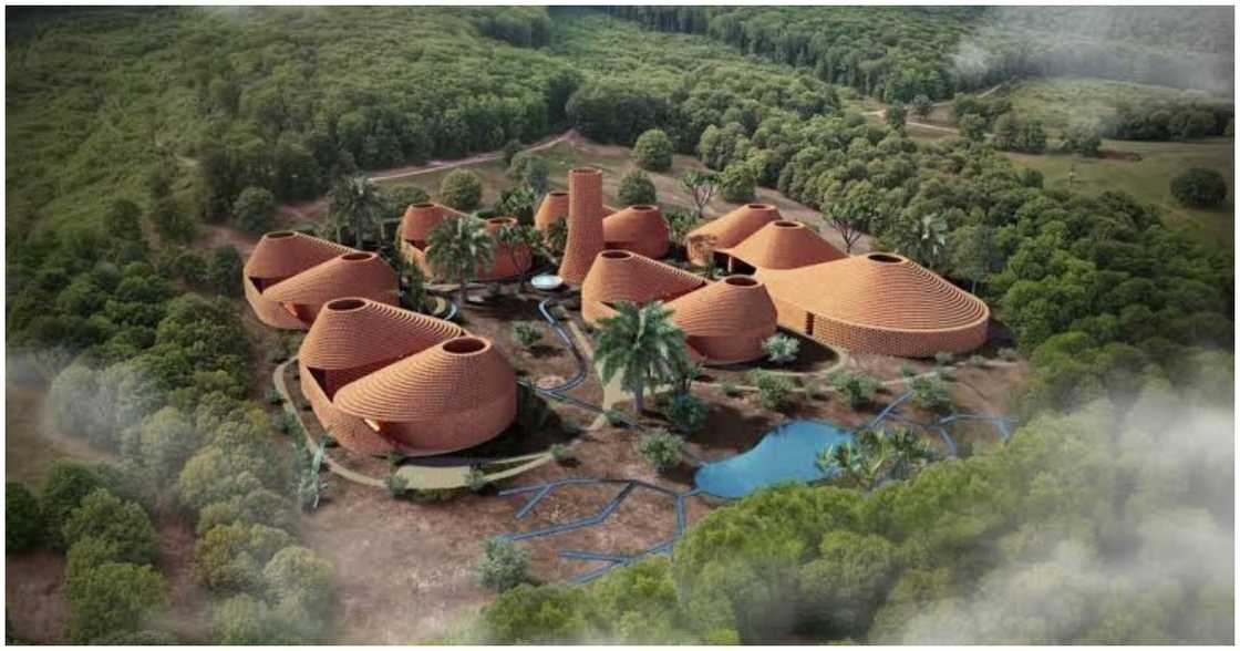 Proposed design of the mud school by Jeanne Schultz Design Studio Proposed design of the mud school by Jeanne Schultz Design Studio