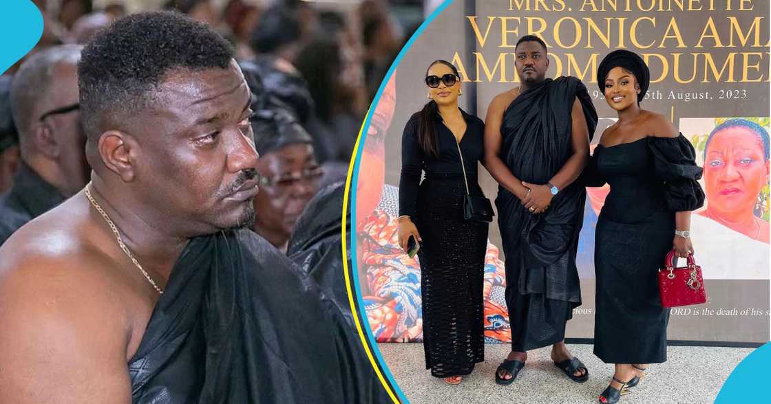 John Dumelo's mother's one-week observation in Accra