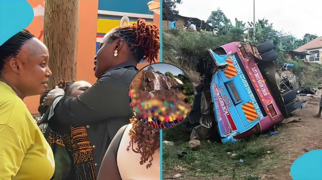 Kapchorwa bus crash, King David Junior School, school bus accident in Uganda, Sipi Falls excursion, Uganda Police Force, pupils fatalities, Kapchorwa, school tragedy, community grief, vehicle control loss incident