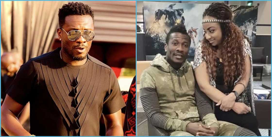 Photo of Asamoah Gyan and his ex-wife Photo of Asamoah Gyan and his ex-wife
