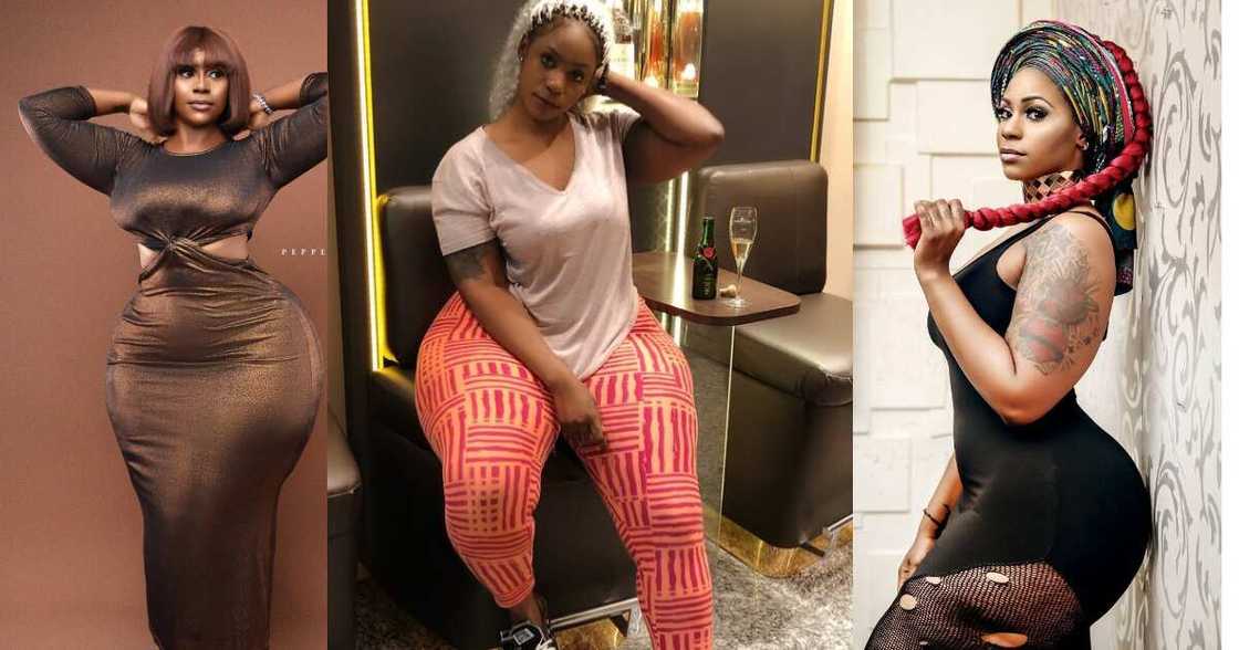 Matilda Hipsy: 13 photos of the Ghanaian model whose name pops up in Shatta Wale-Burna Boy beef