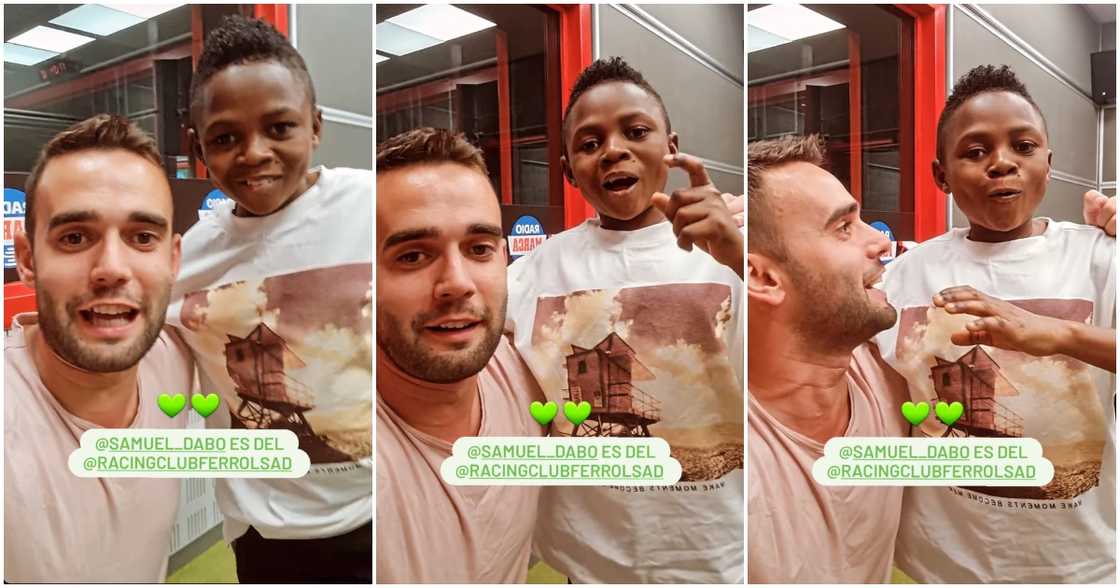 Yaw Dabo and reporter Yaw Dabo and reporter