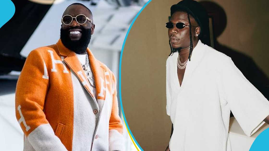 Rick Ross, Stonebwoy, Rick Ross and Stonebwoy, African musicians, Rick Ross in South Africa, Rick Ross' favourite African artistes Rick Ross, Stonebwoy, Rick Ross and Stonebwoy, African musicians, Rick Ross in South Africa, Rick Ross' favourite African artistes