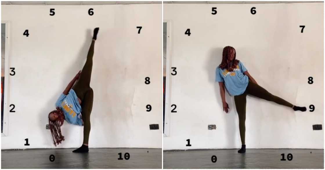 Lady with flexible body Lady with flexible body