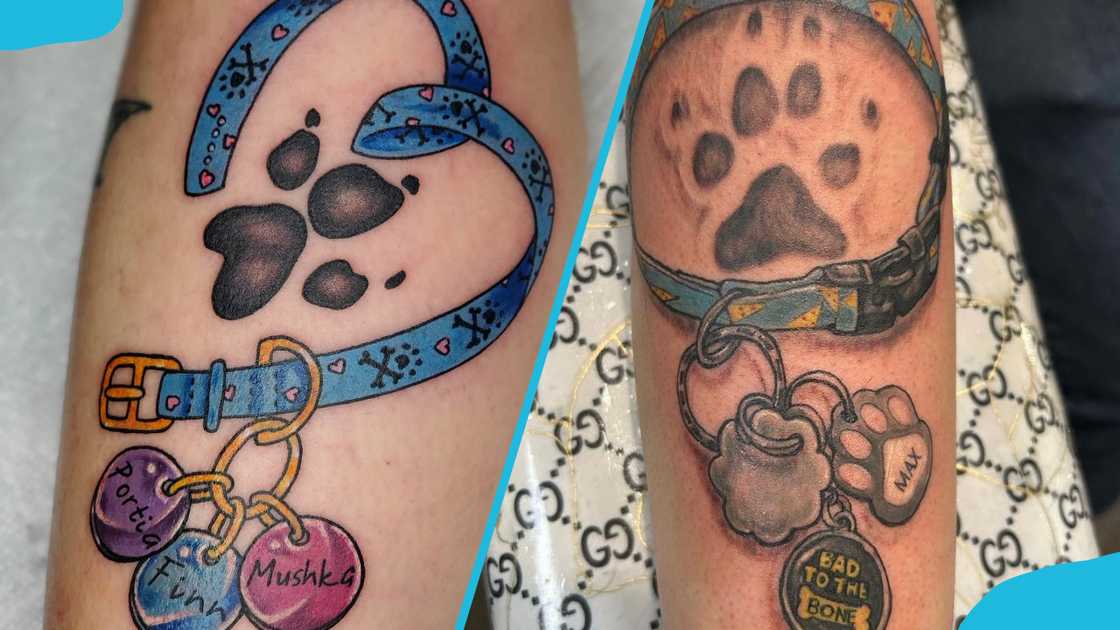 Dog tags pet memorial tattoos Dog tags pet memorial tattoos