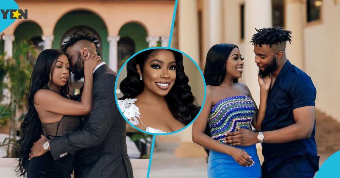 Pretty bride Toyosi and her husband Pretty bride Toyosi and her husband