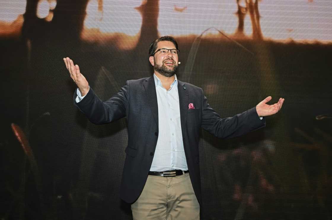 'Now the work begins of making Sweden great again,' said Akesson 'Now the work begins of making Sweden great again,' said Akesson