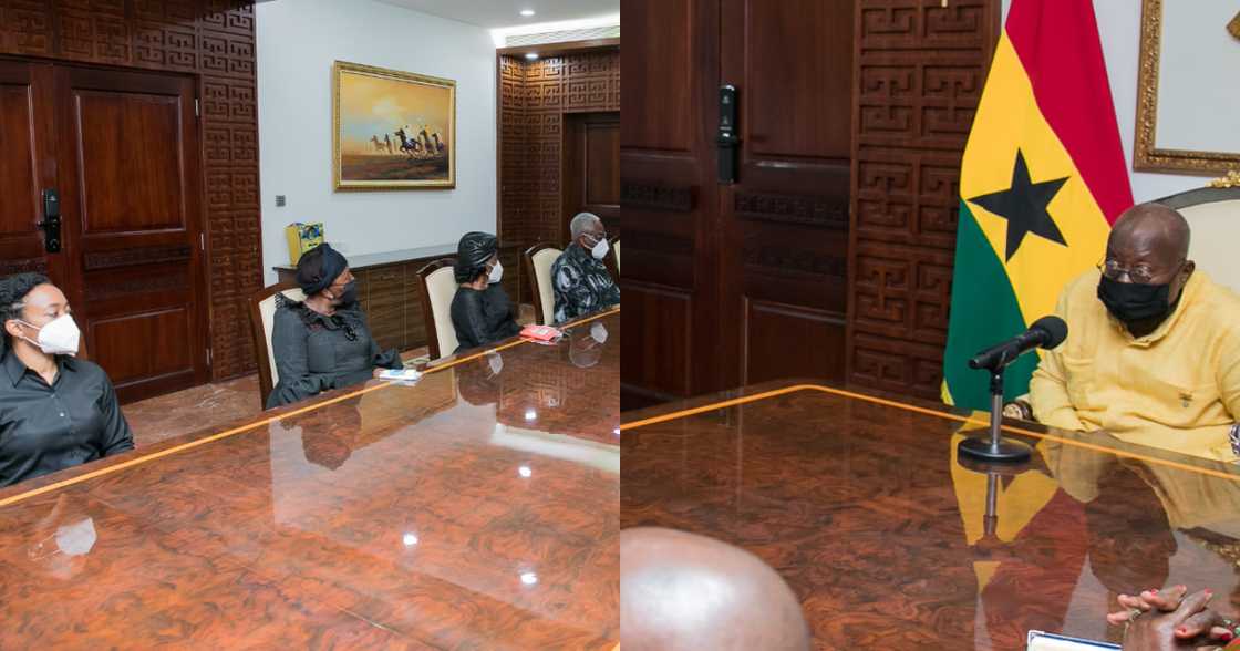 Photos drop as Rawlings' family calls on Akufo-Addo after burial Photos drop as Rawlings' family calls on Akufo-Addo after burial