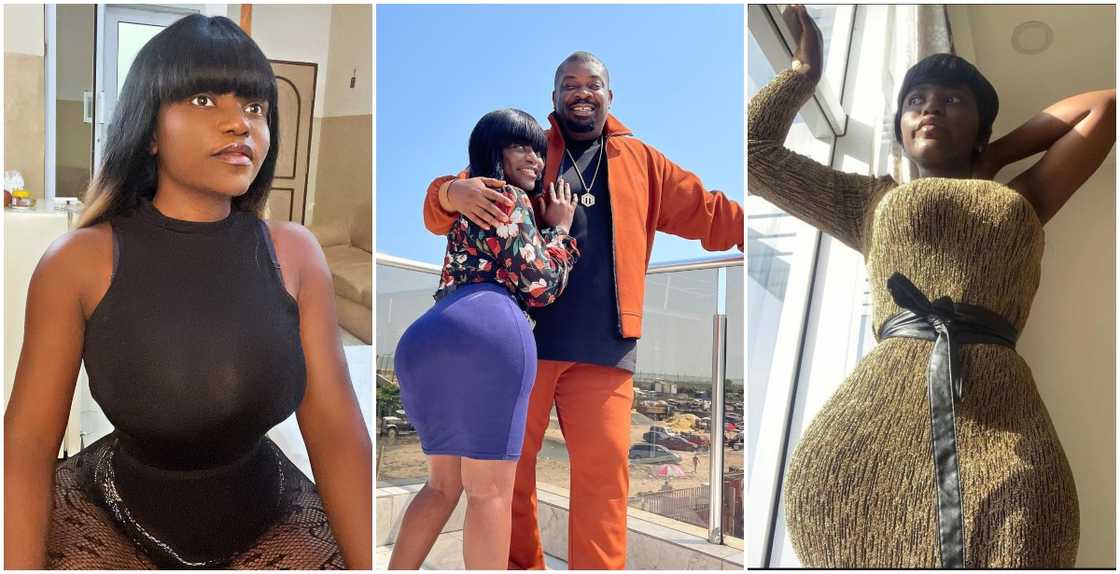 Fimybaby, a Ghanaian musician, model and social media influencer Fimybaby, a Ghanaian musician, model and social media influencer