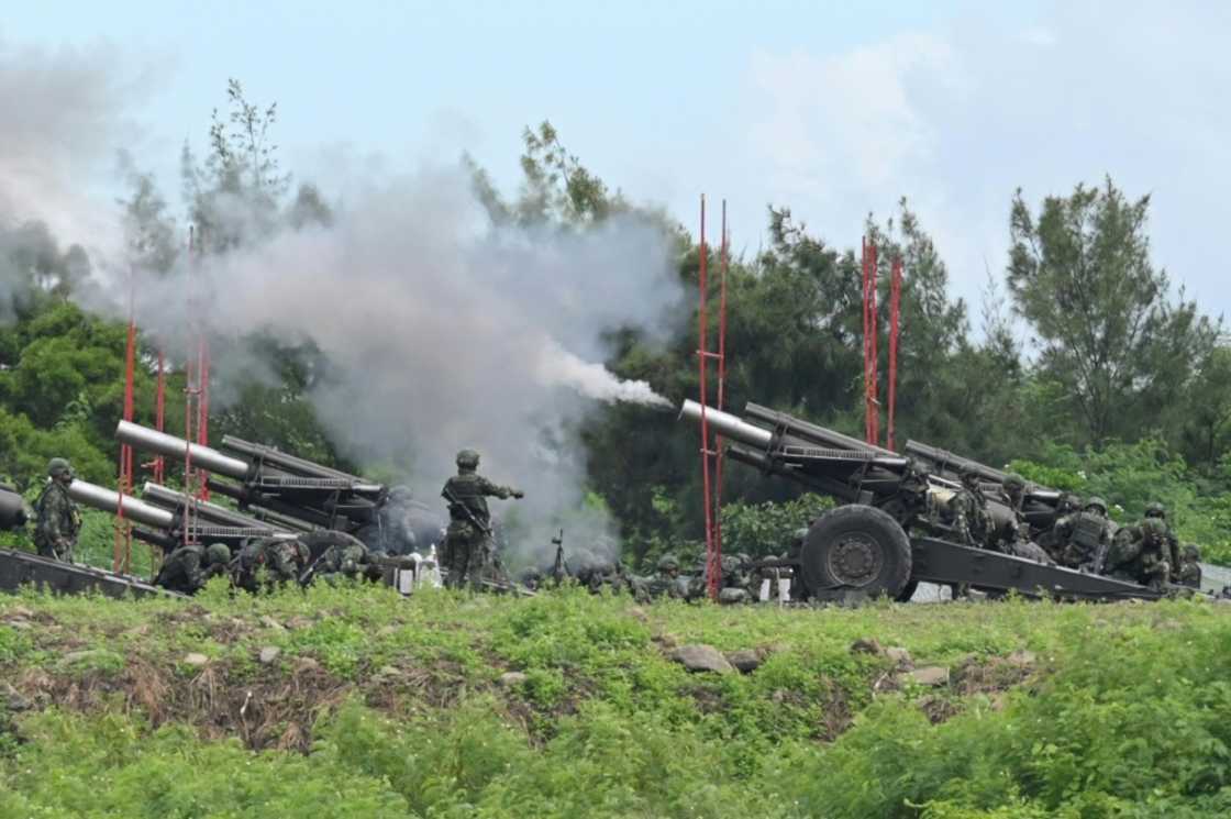 Taiwan held an almost identical drill on Tuesday in Pingtung country in southern Taiwan Taiwan held an almost identical drill on Tuesday in Pingtung country in southern Taiwan