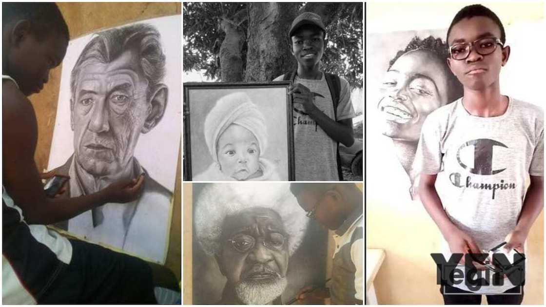 Check out the amazing artworks of this young boy from Edo state, he's asking for support Check out the amazing artworks of this young boy from Edo state, he's asking for support