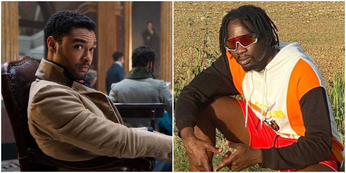 Singer Mr Eazi takes a swipe at handsome Bridgerton actor Regé-Jean Page Singer Mr Eazi takes a swipe at handsome Bridgerton actor Regé-Jean Page