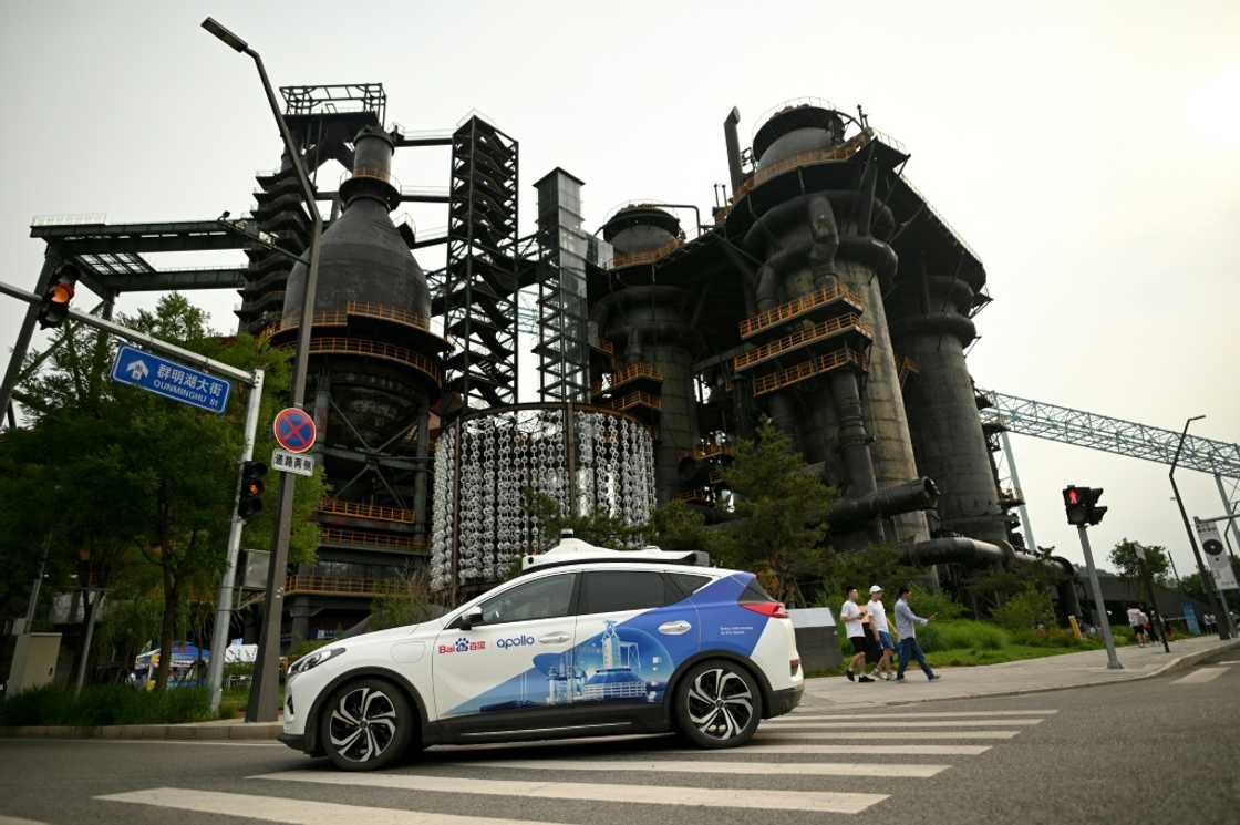 Driverless taxis, like this Apollo Robotaxi car, are already on the roads with limited capacity in China Driverless taxis, like this Apollo Robotaxi car, are already on the roads with limited capacity in China