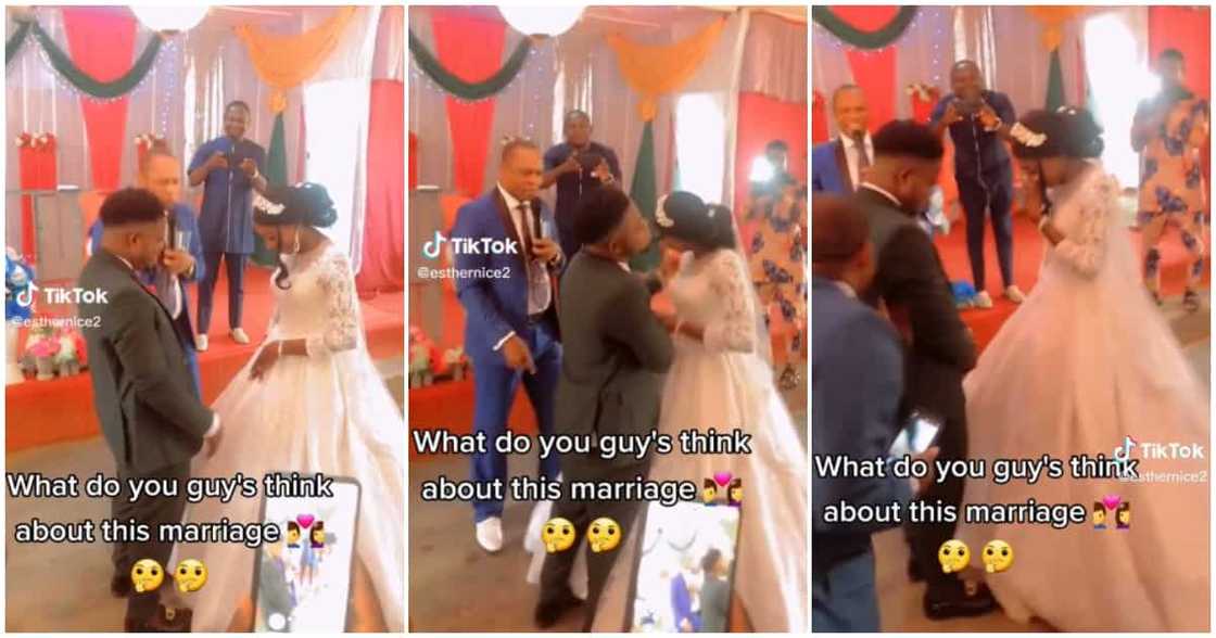 Wedding drama, groom slaps bride, wedding incident, wedding video