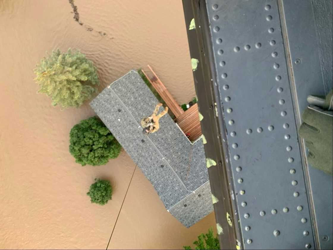 National Guard helicopter crews conduct rescue operations in Yellowstone National Park because of devastating flooding National Guard helicopter crews conduct rescue operations in Yellowstone National Park because of devastating flooding