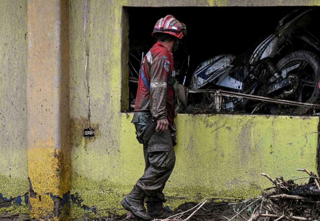 The search continues for 52 people reported missing after a mudslide ripped through a Venezuelan town