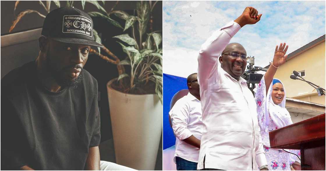 Photo of Kwame Yogot and Dr Bawumia Photo of Kwame Yogot and Dr Bawumia