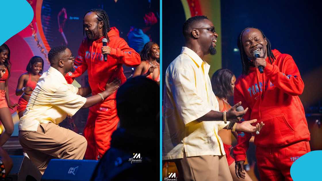 Daddy Lumba, Charles Fosu, Sarkodie, Picture in hall, Highlife legend Daddy Lumba, Charles Fosu, Sarkodie, Picture in hall, Highlife legend