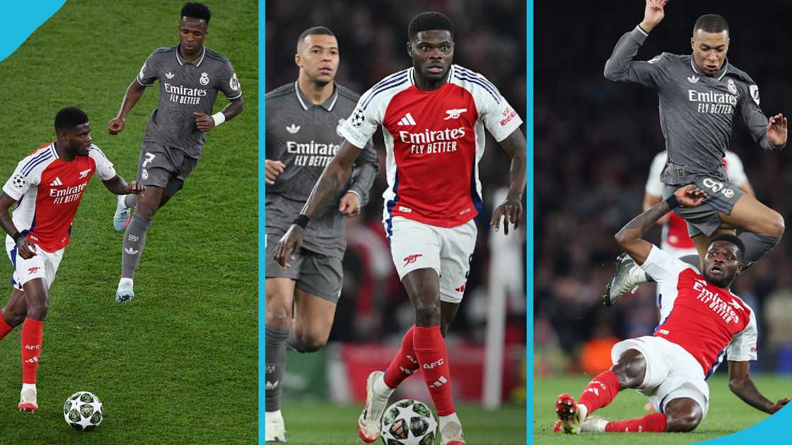 Real Madrid, Thomas Partey, Vinicius Junior, Kylian Mbappé, UEFA Champions League, Arsenal