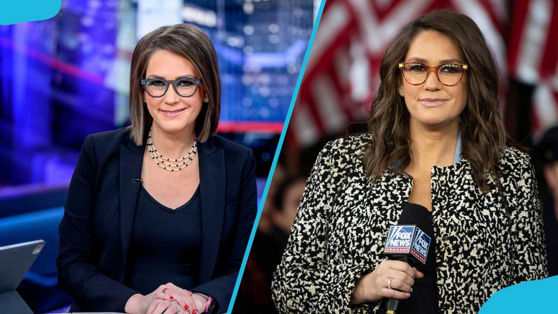 Jessica Tarlov during Fox News' Super Tuesday 2024 primary election coverage (L) and the 2021 All-American Christmas Tree lighting ceremony (R). Jessica Tarlov during Fox News' Super Tuesday 2024 primary election coverage (L) and the 2021 All-American Christmas Tree lighting ceremony (R).