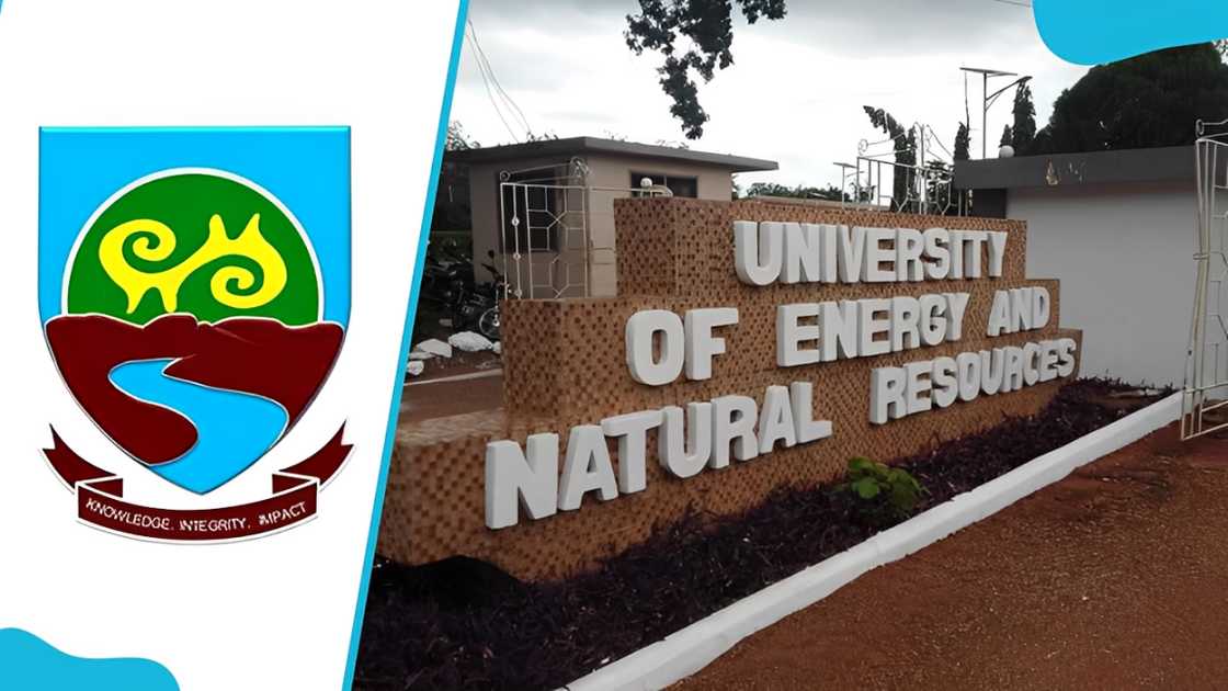 UENR logo and section of campus