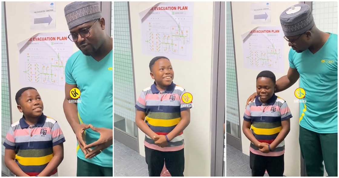 Abeiku Santana meets diminutive Telesales Exec at MTN. Abeiku Santana meets diminutive Telesales Exec at MTN.