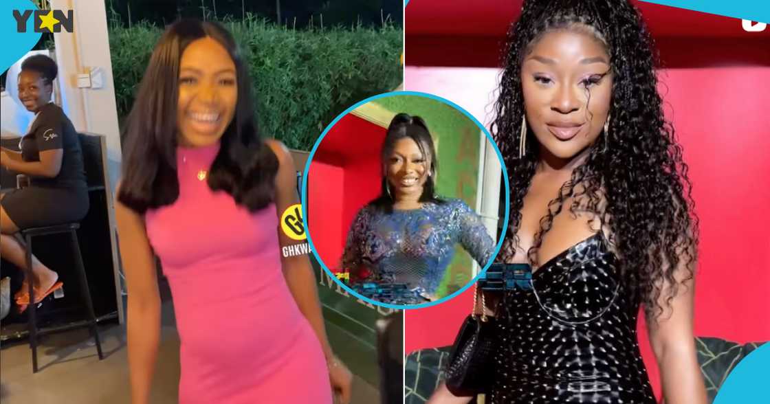 Ghanaian celebrities Akuapem Poloo, S3fa and Efia Odo