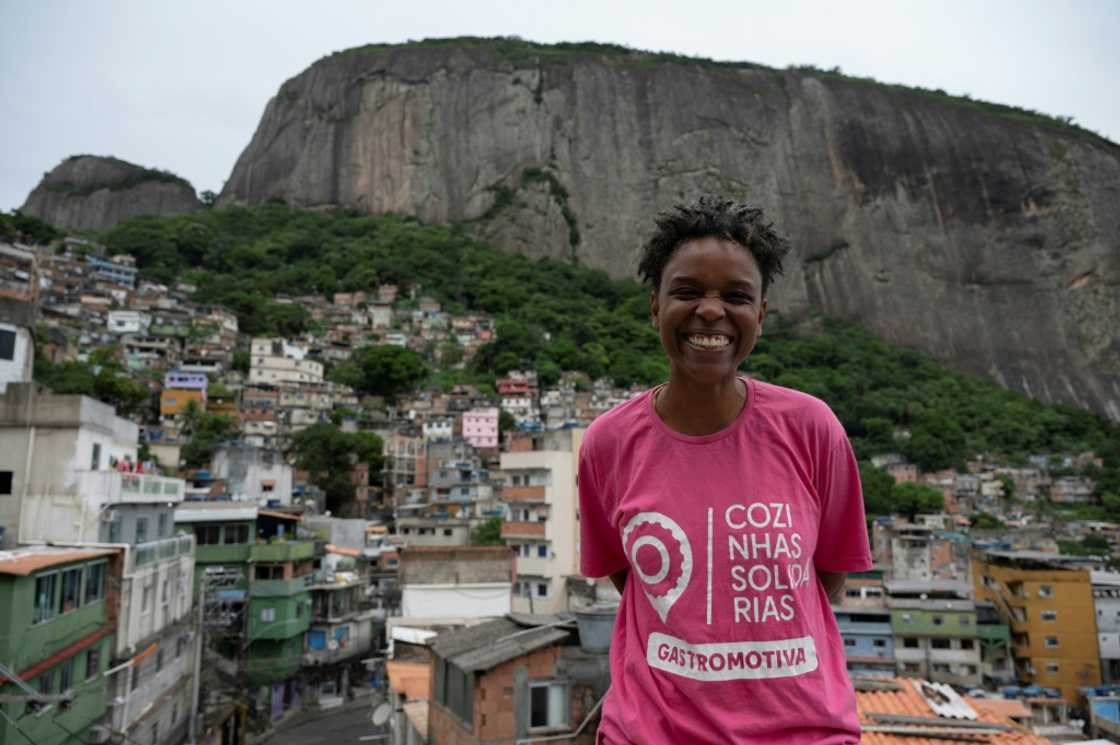 Brazilian chef Ana Lucia Costa, pictured in Rio de Janeiro's Rocinha favela Brazilian chef Ana Lucia Costa, pictured in Rio de Janeiro's Rocinha favela