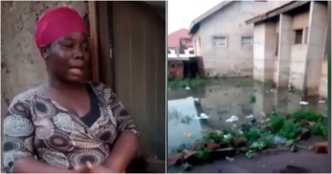 Ghanaian mother of two living in an uncompleted building with her family Ghanaian mother of two living in an uncompleted building with her family