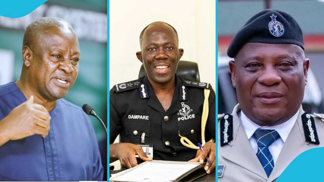 President Mahama, IGP, COP Christian Tetteh Yohuno, George Akuffo Dampare President Mahama, IGP, COP Christian Tetteh Yohuno, George Akuffo Dampare