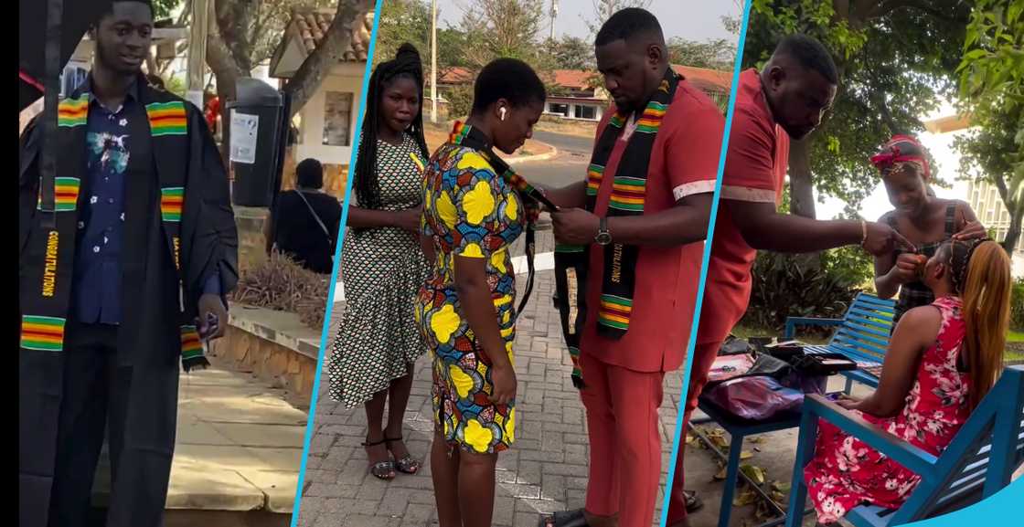 John Dumelo at the free photoshoot for freshers