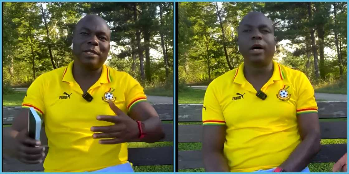 Ghanaian man living in Canada encourages Ghanaians earning below GH¢15,000 to travel abroad. Ghanaian man living in Canada encourages Ghanaians earning below GH¢15,000 to travel abroad.