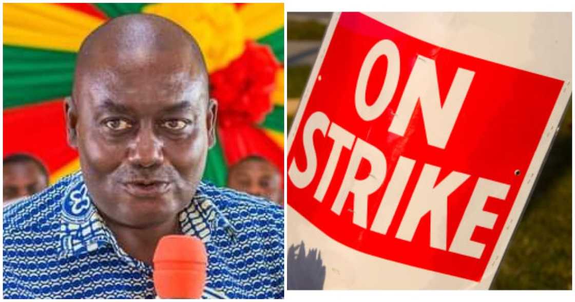 Isaac Bampoe Addo strike