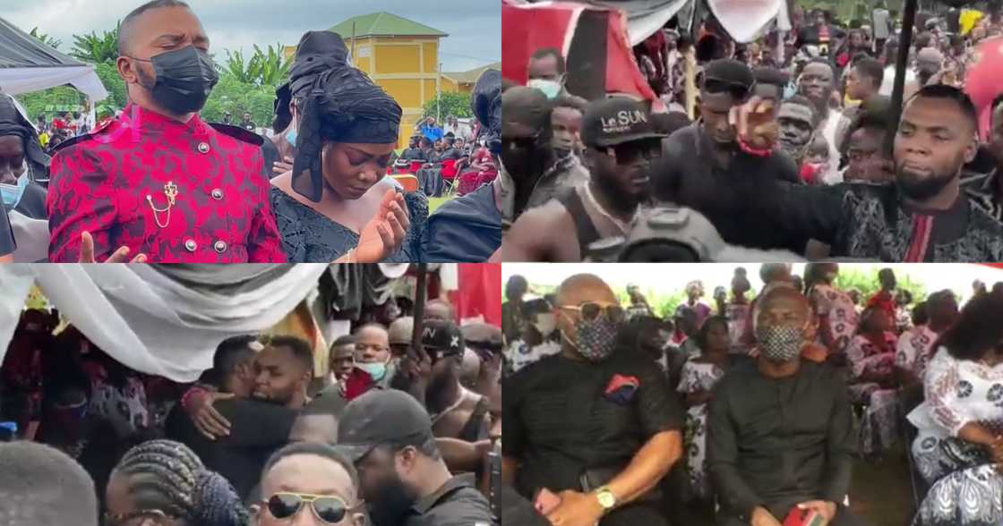 Obofour, Badu Kobi, others at Obinim's father's funeral Obofour, Badu Kobi, others at Obinim's father's funeral