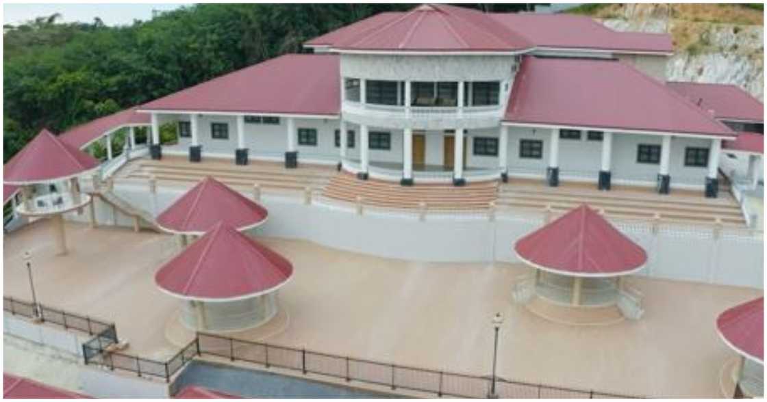 The "castle" that Dr Kwame Adjei lives in The "castle" that Dr Kwame Adjei lives in