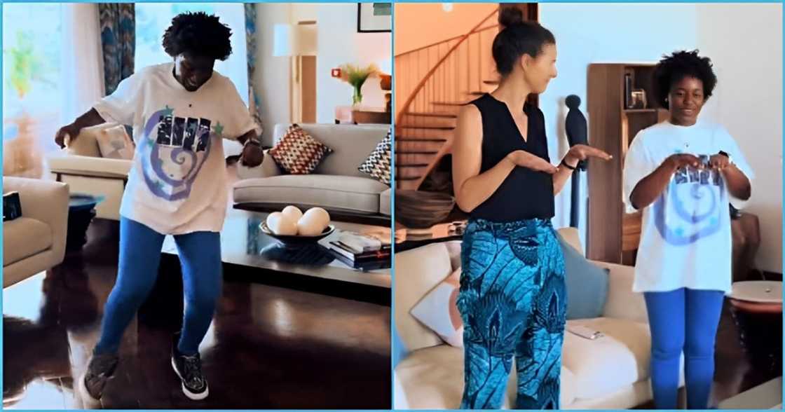 Afronita links up with the British High Commissioner and teaches her how to dance Afronita links up with the British High Commissioner and teaches her how to dance