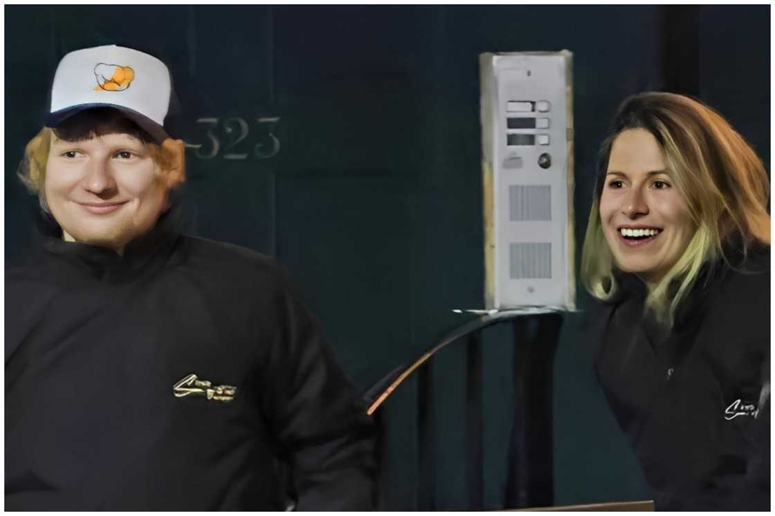 Christopher and Seaborn posing for a photo. Christopher and Seaborn posing for a photo.