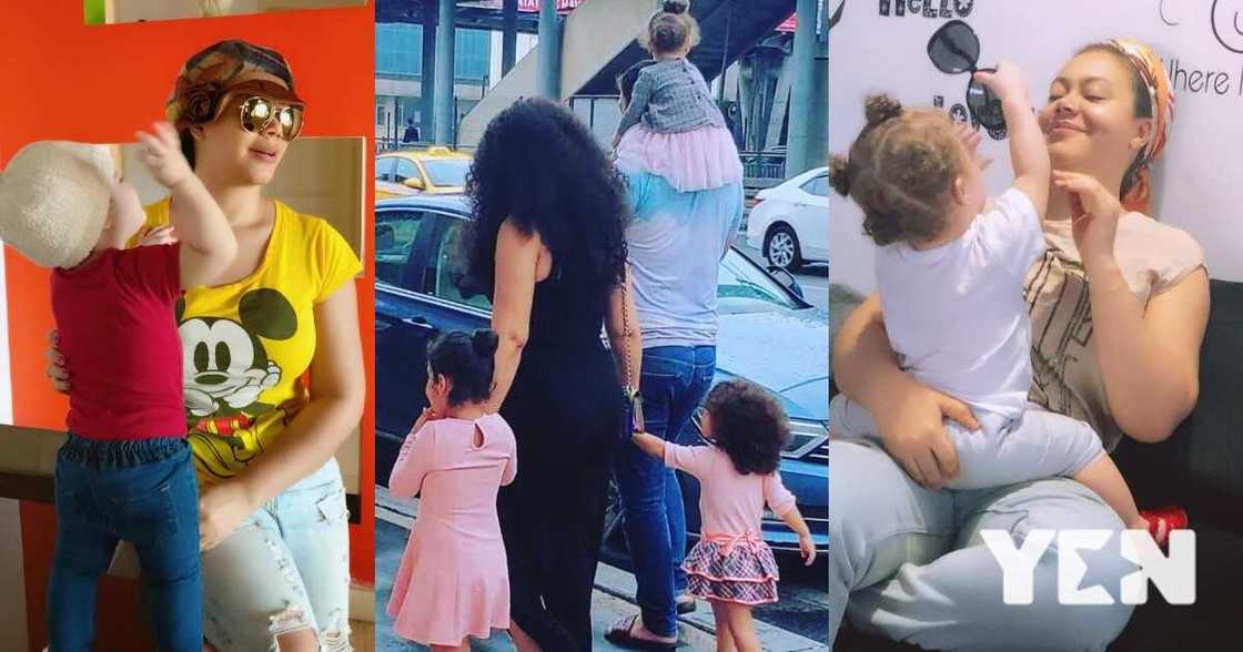 Nadia Buari: Adorable video of the actress chilling with husband and daughter warms hearts Nadia Buari: Adorable video of the actress chilling with husband and daughter warms hearts